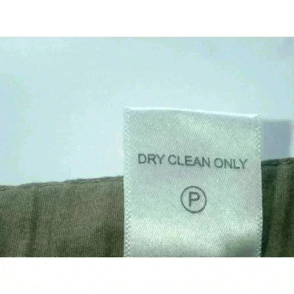 Coldwater Creek Midi Skirt Petite Small 6-8 Taupe Tan Embroidered - Picture 8 of 8